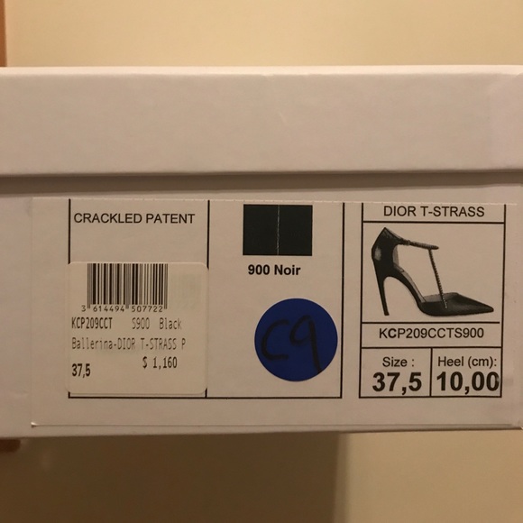 Christian Dior Black Pointed Curve Heels - Picture 7 of 10