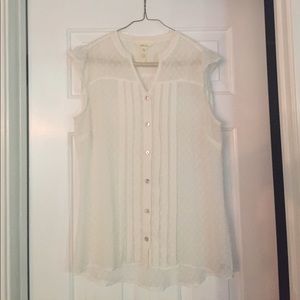 Matilda Jane Swiss Dot Top - SMALL, EUC