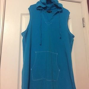 Beach cover up with hoodie