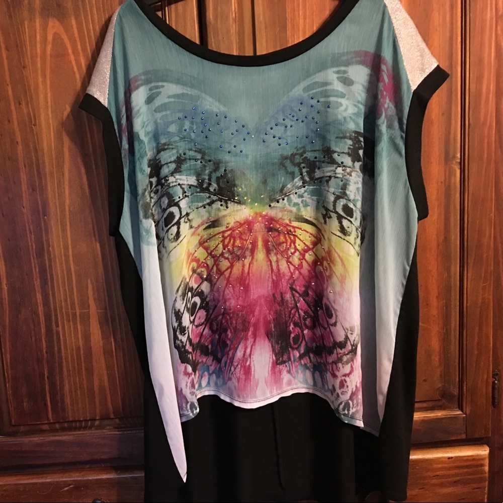 Rayon silk/cotton shirt