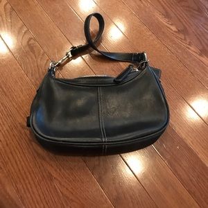 Authentic small coach bag black