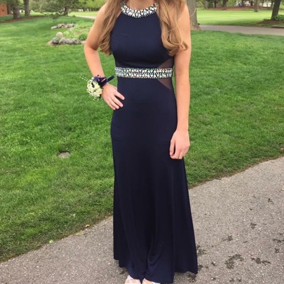 Dresses & Skirts - Prom dress-navy