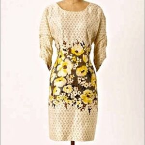 ANTHROPOLOGIE peppered plena dress
