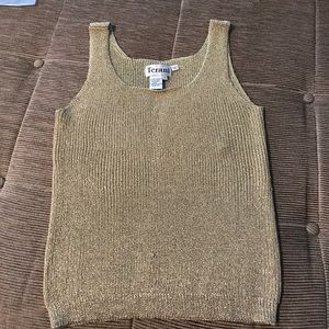 Gold sweater