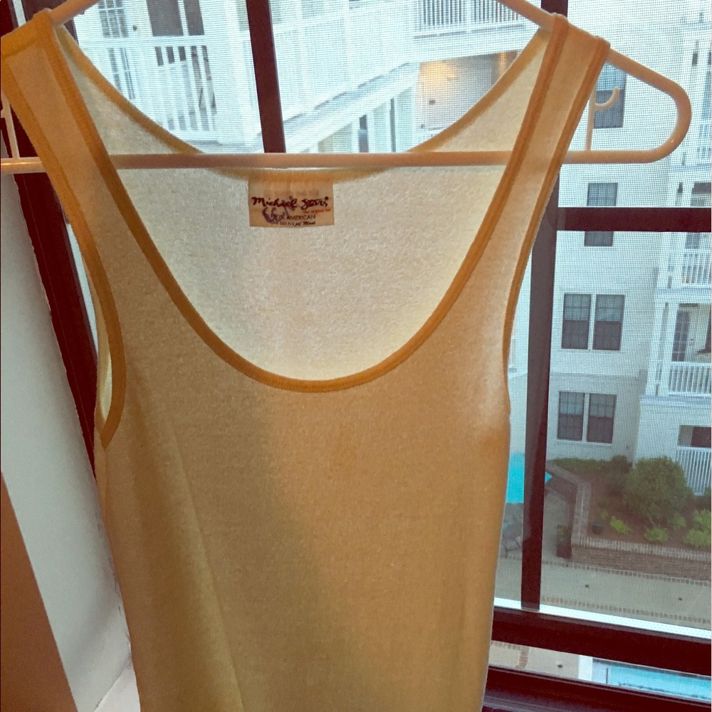 Cream Michael Stars tank