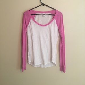 VS Pink baseball tee