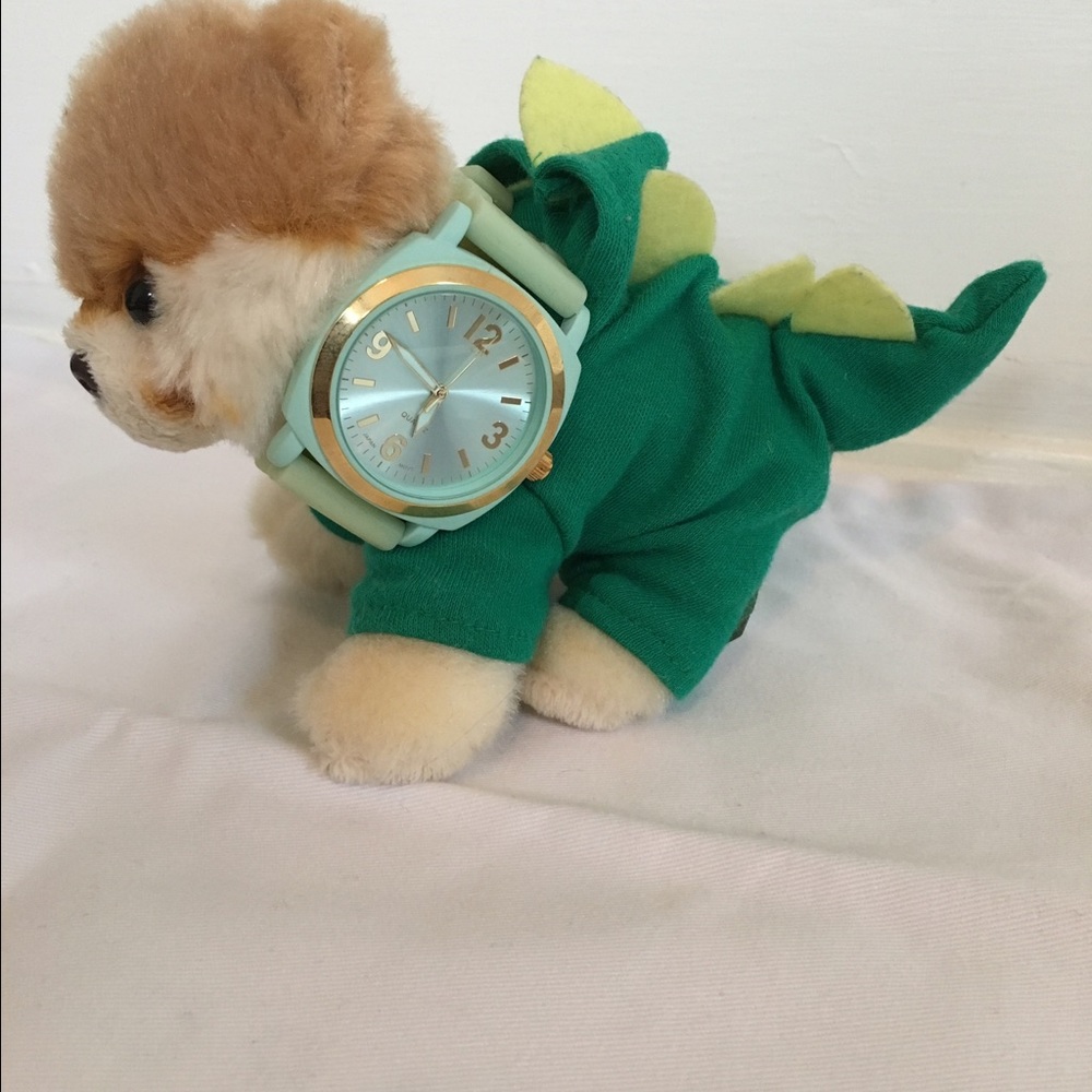 Anthropology Mint Gummy Watch