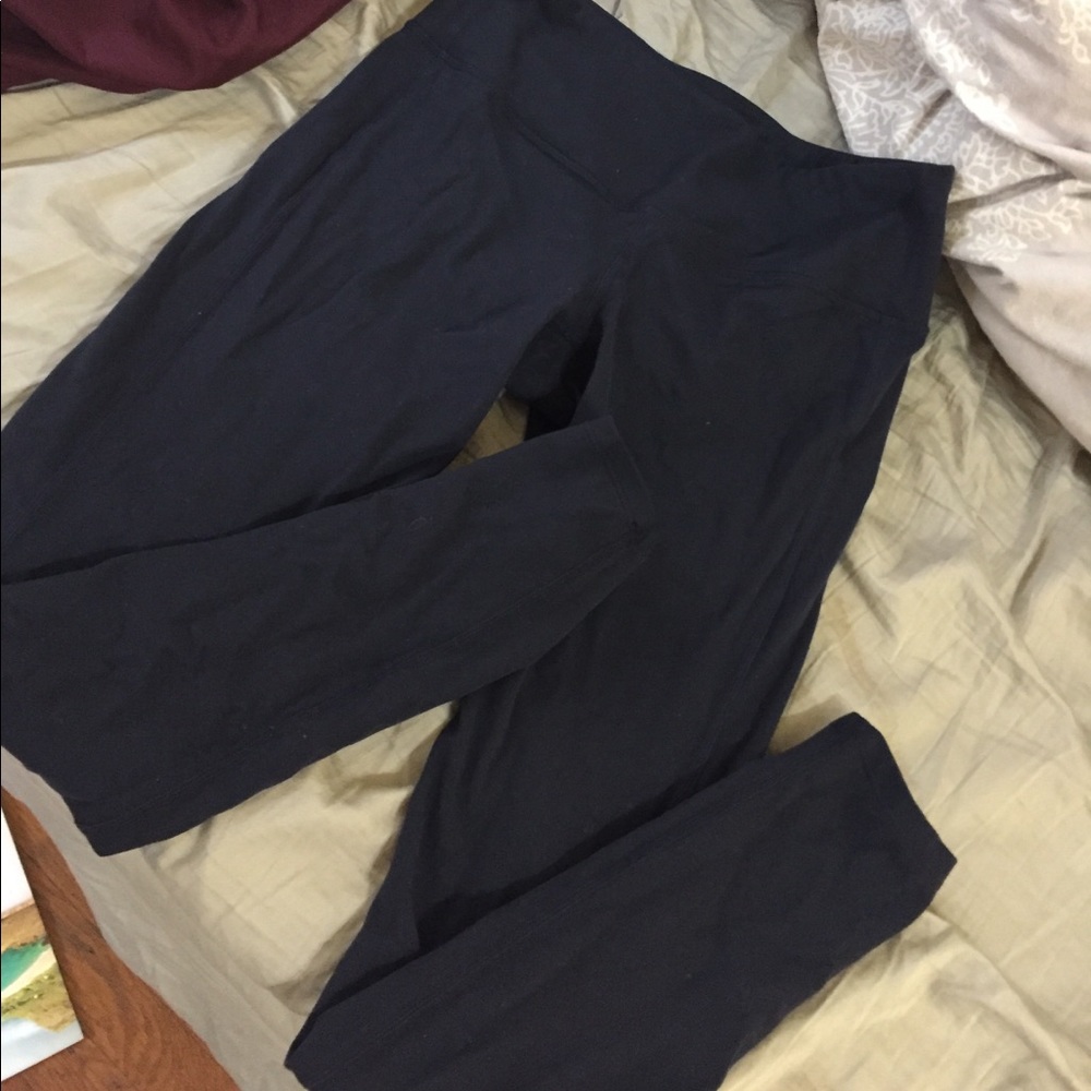 Navy full length leggings