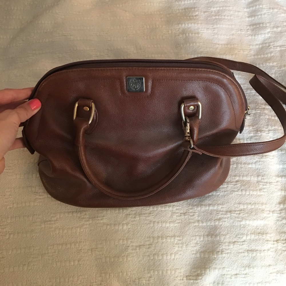 Vintage Liz Claiborne genuine leather bag!