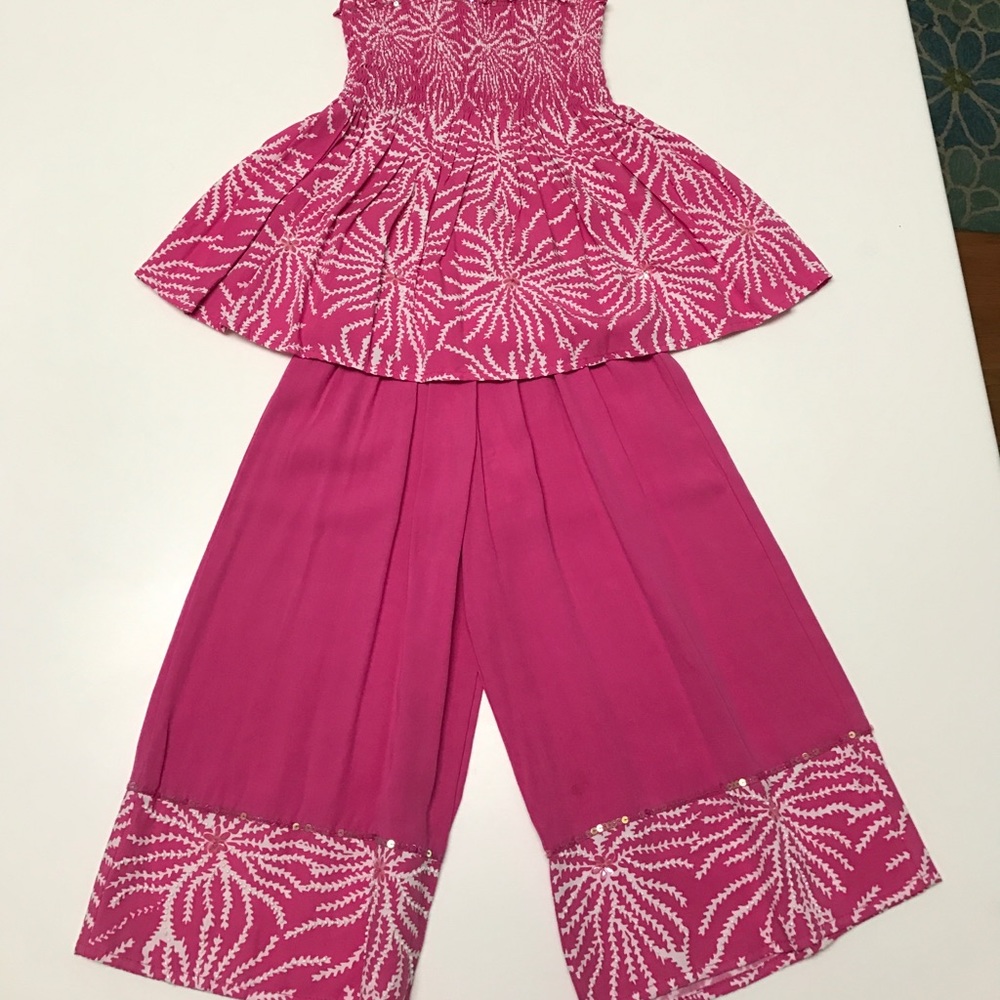 NWT Haven Girl bead embellished pant set