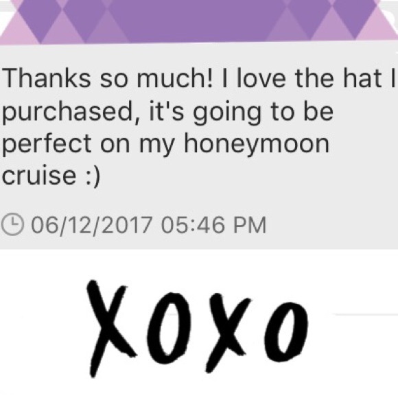 1 LEFT 5⭐️ RATED! Honeymoon JUST MARRIED Beach Hat - Picture 5 of 8