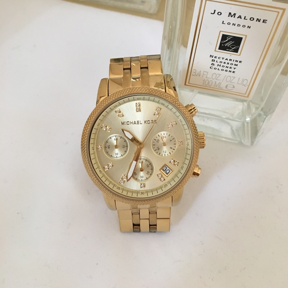 Michael Kors Gold Chronograph Watch