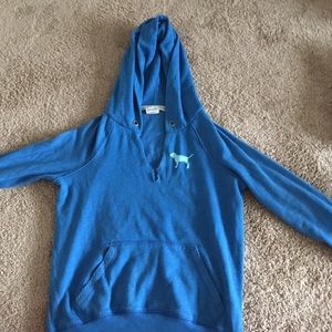Blue Victoria secret hoodie