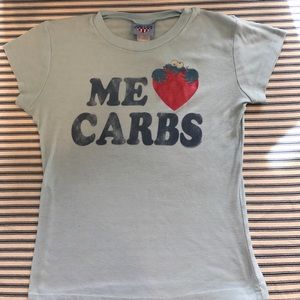 Junk Food Tees Cookie Monster shirt Me Love Carbs