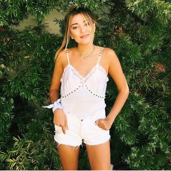 ❌SOLD❌LF Furst of a Kind Vintage Lace Slip Tank - Picture 2 of 5