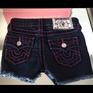 True Religion jean shorts