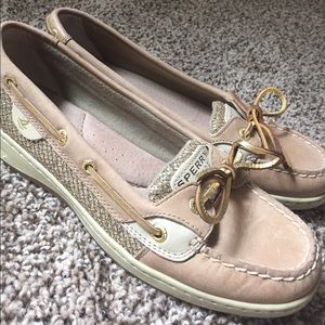 Sperry Gold Shimmer Top-Sider
