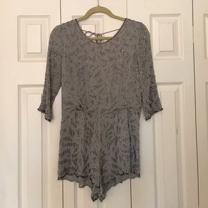Free People beaded romper