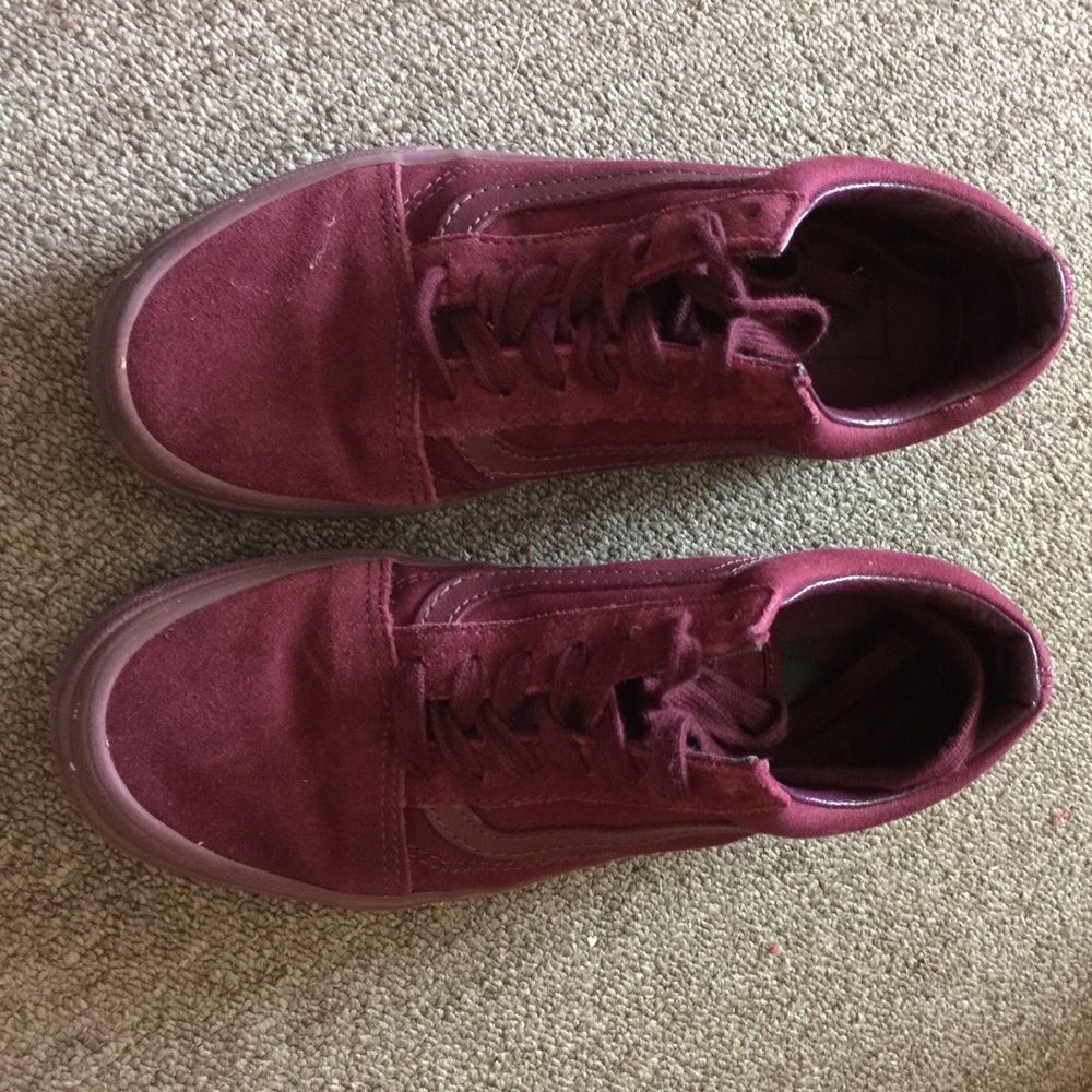 Burgundy Old Skool Mono