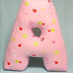 Handmade pillow - letters