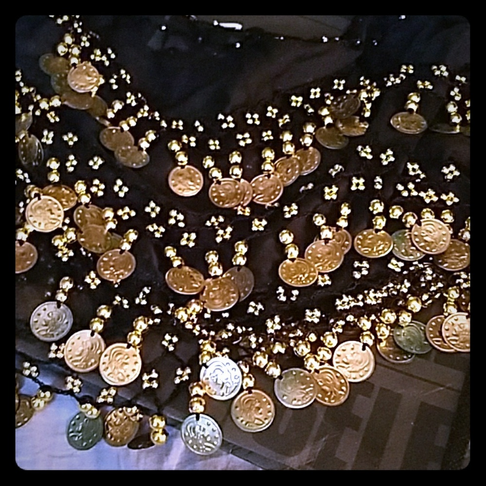Sexy Belly Dancing Coined Wrap