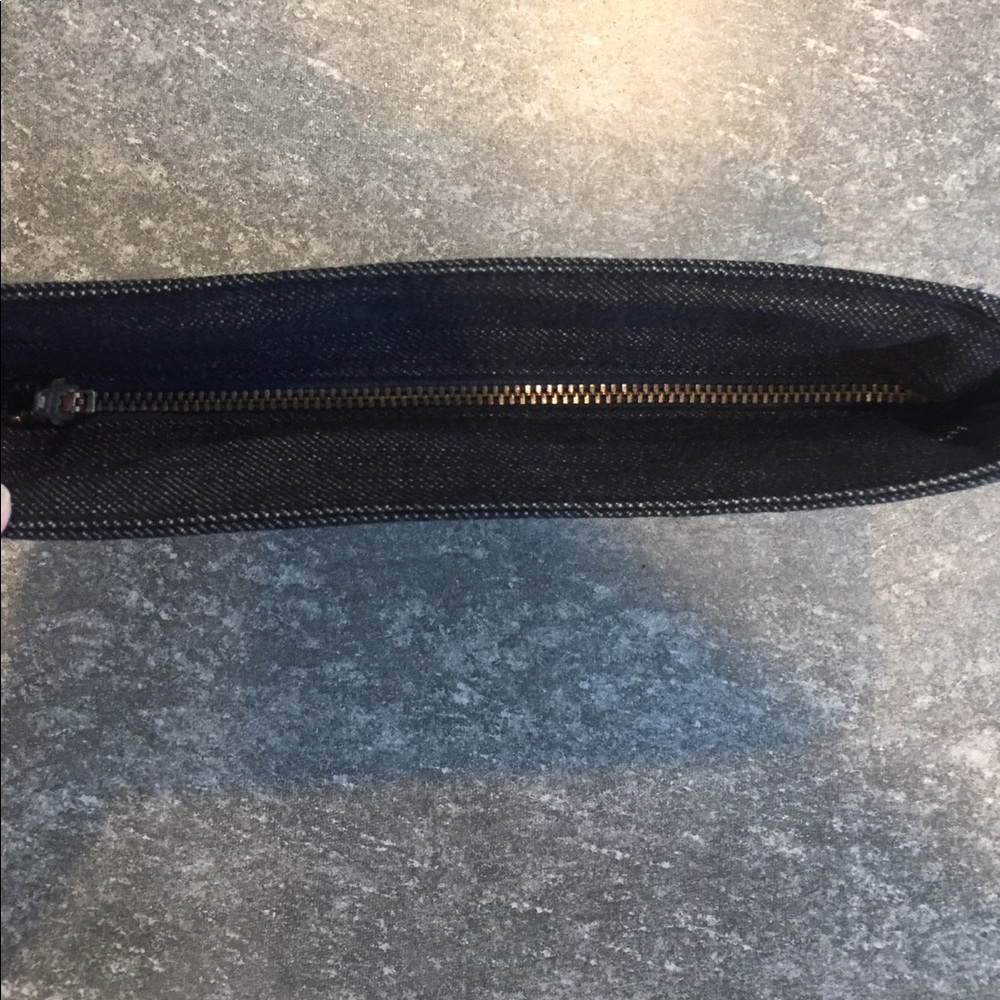 J Brand Denim Makeup Case - Picture 2 of 4