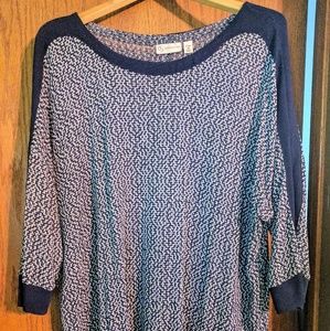 Light weight 3/4 length sleeves sweater