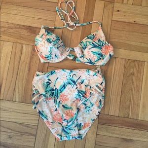 Brand new high waisted swim suit!!