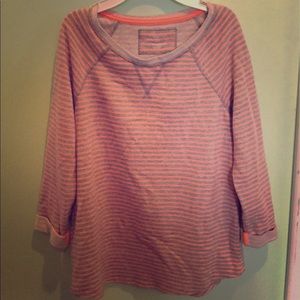 Orange and white Sonoma top