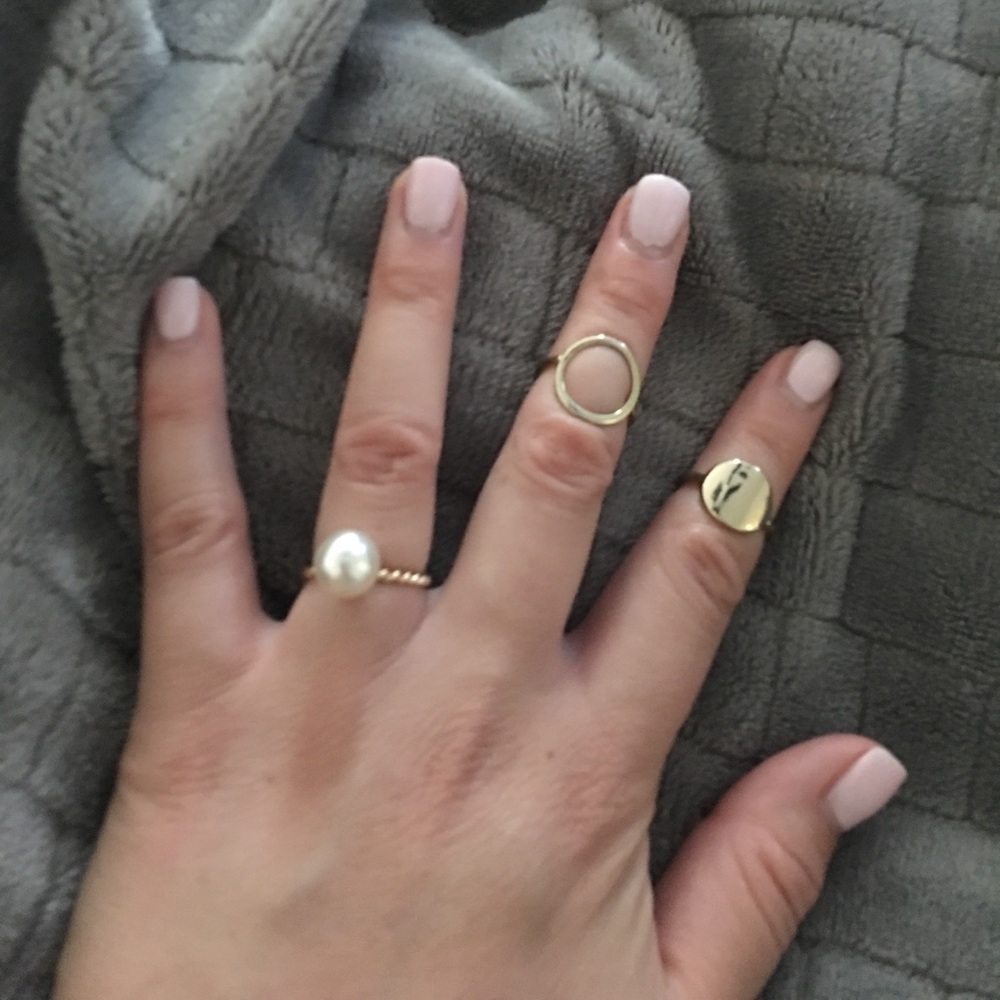 Faux Pearl Ring