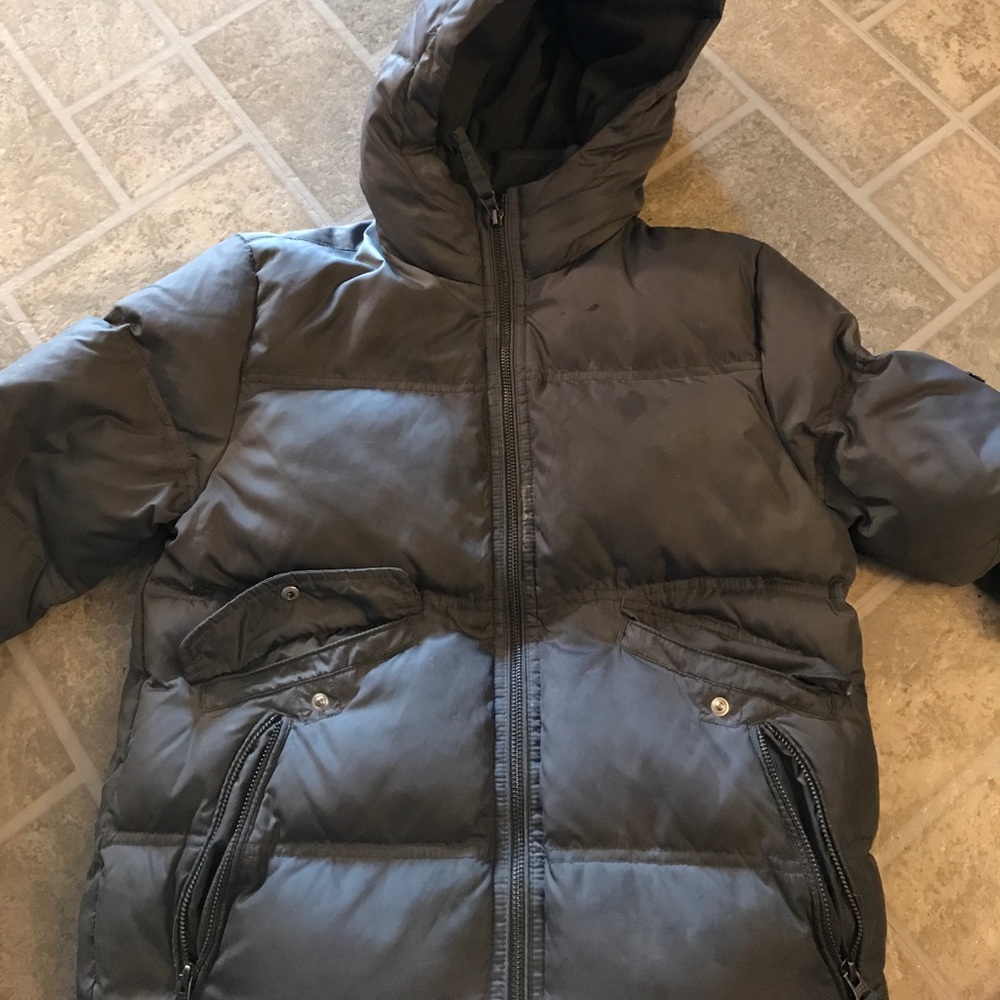 Gap kids goose down fleece lined winter coat