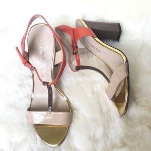 Franco Sarto Jaunt Block High Heel Sandal