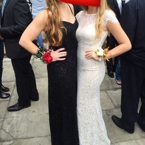 White Lace Prom Dress