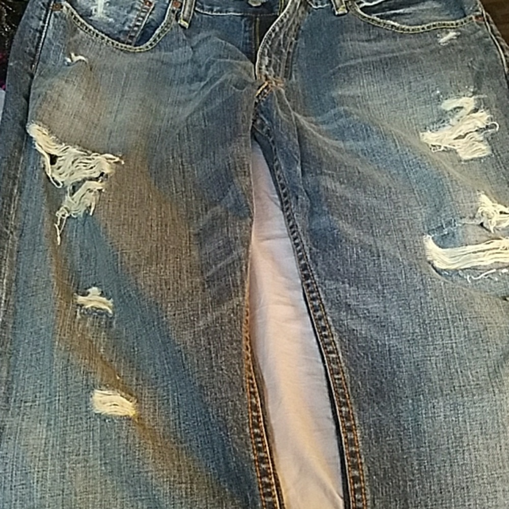Distressed Levis Never Worn