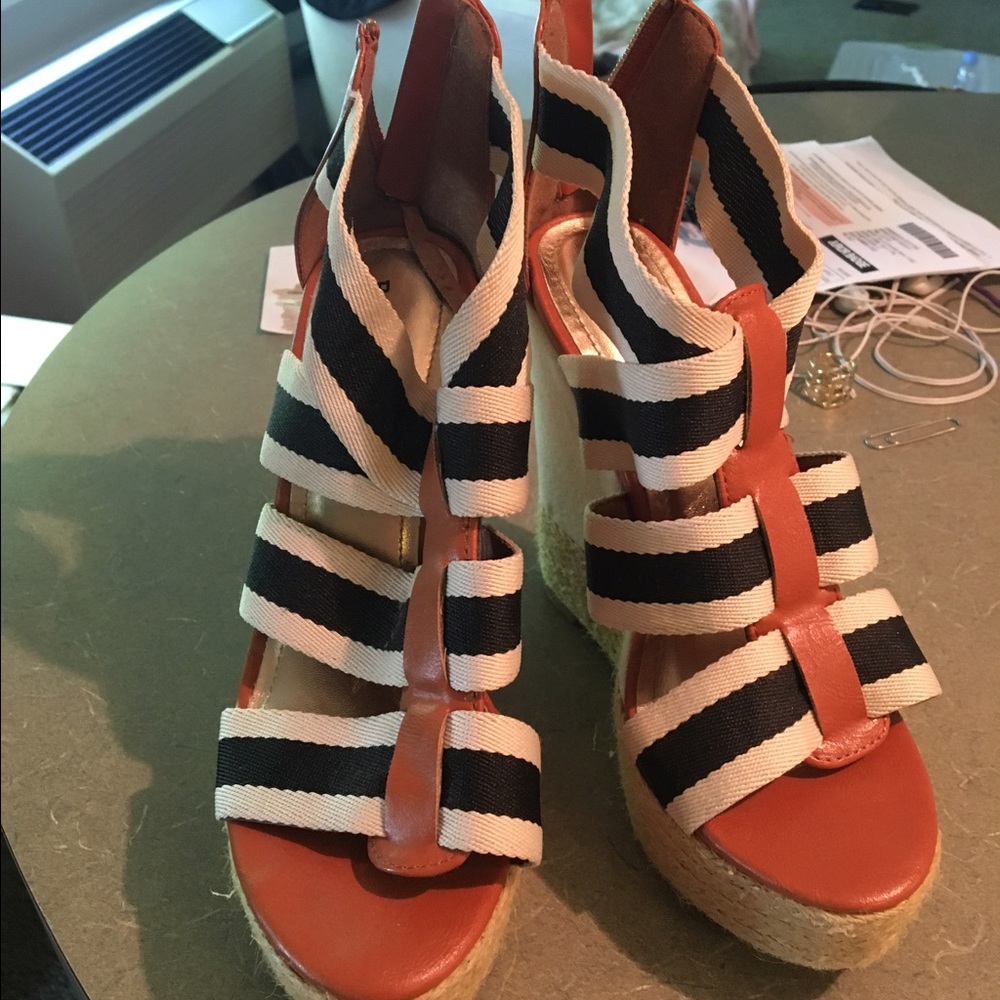 Bamboo Wedges (worn once)