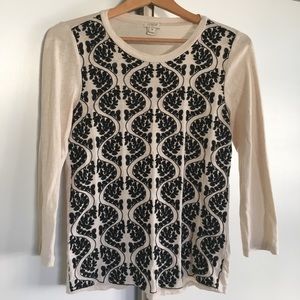 J. Crew embroidered shirt