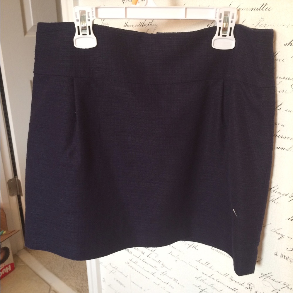 Navy skirt