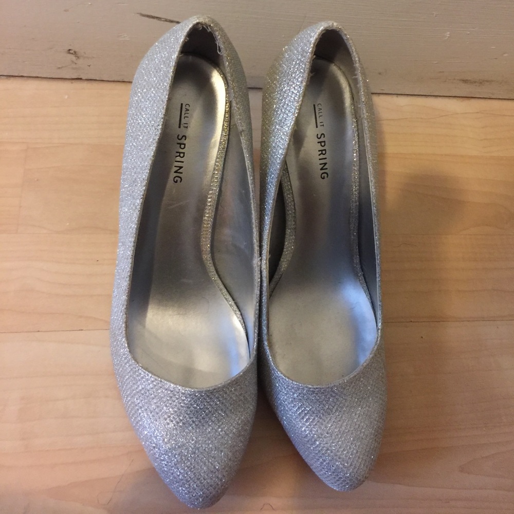 Low sparkly heels!