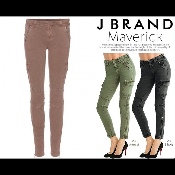 J Brand Pants - J BRAND Vin Ced Ch Maverick Skinny Cargo Pants