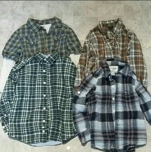 Lot Bundle of 7 Nice Shirts Long Sleeve Boys 4T