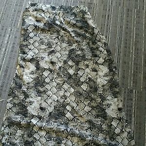 Reptile print skirt