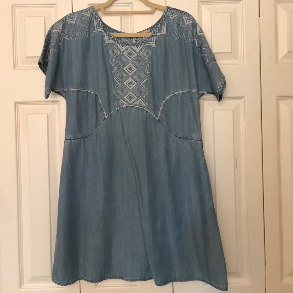 embroidered dress