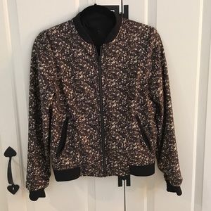 Lulu Lemon sequin print bomber jacket💘