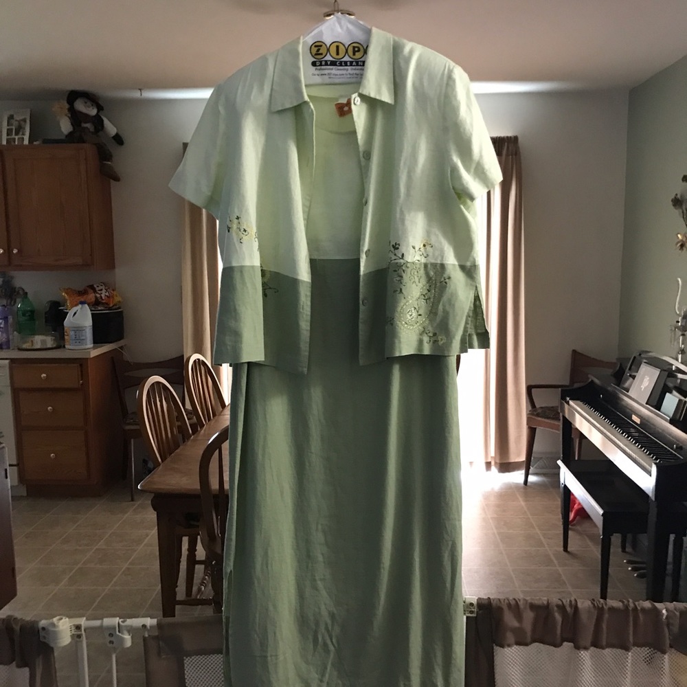 2 piece jacket dress