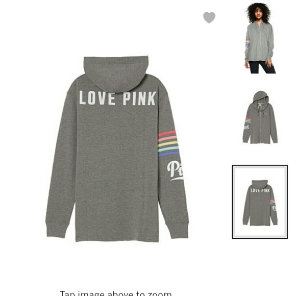 Vs pink slouchey hoodie - Picture 2 of 7