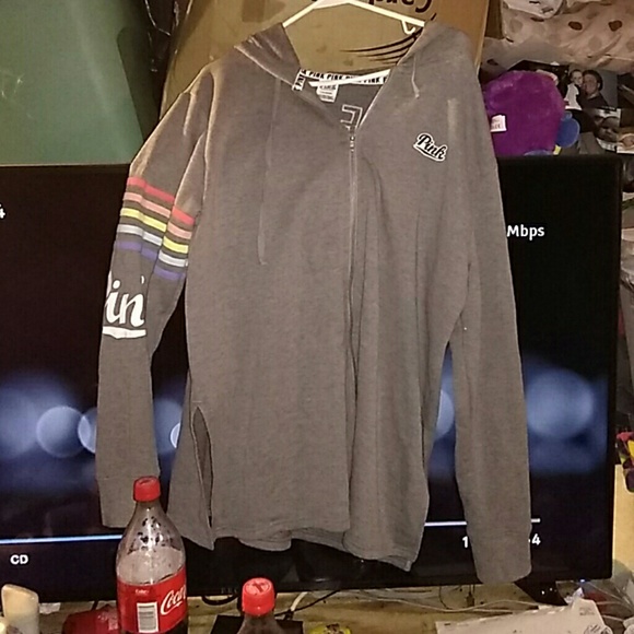 Vs pink slouchey hoodie - Picture 3 of 7