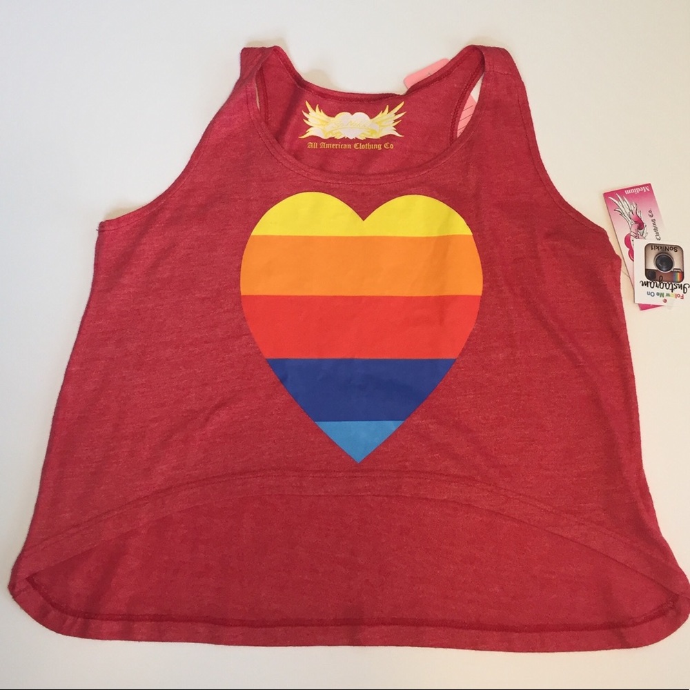 So Nikki nwt heart tank