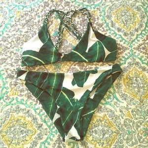 Cupshe Leaves swim 🍃