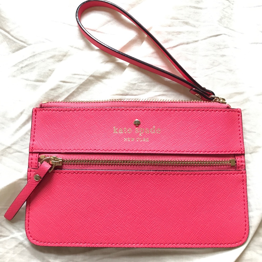 Kate spade pink wristlet