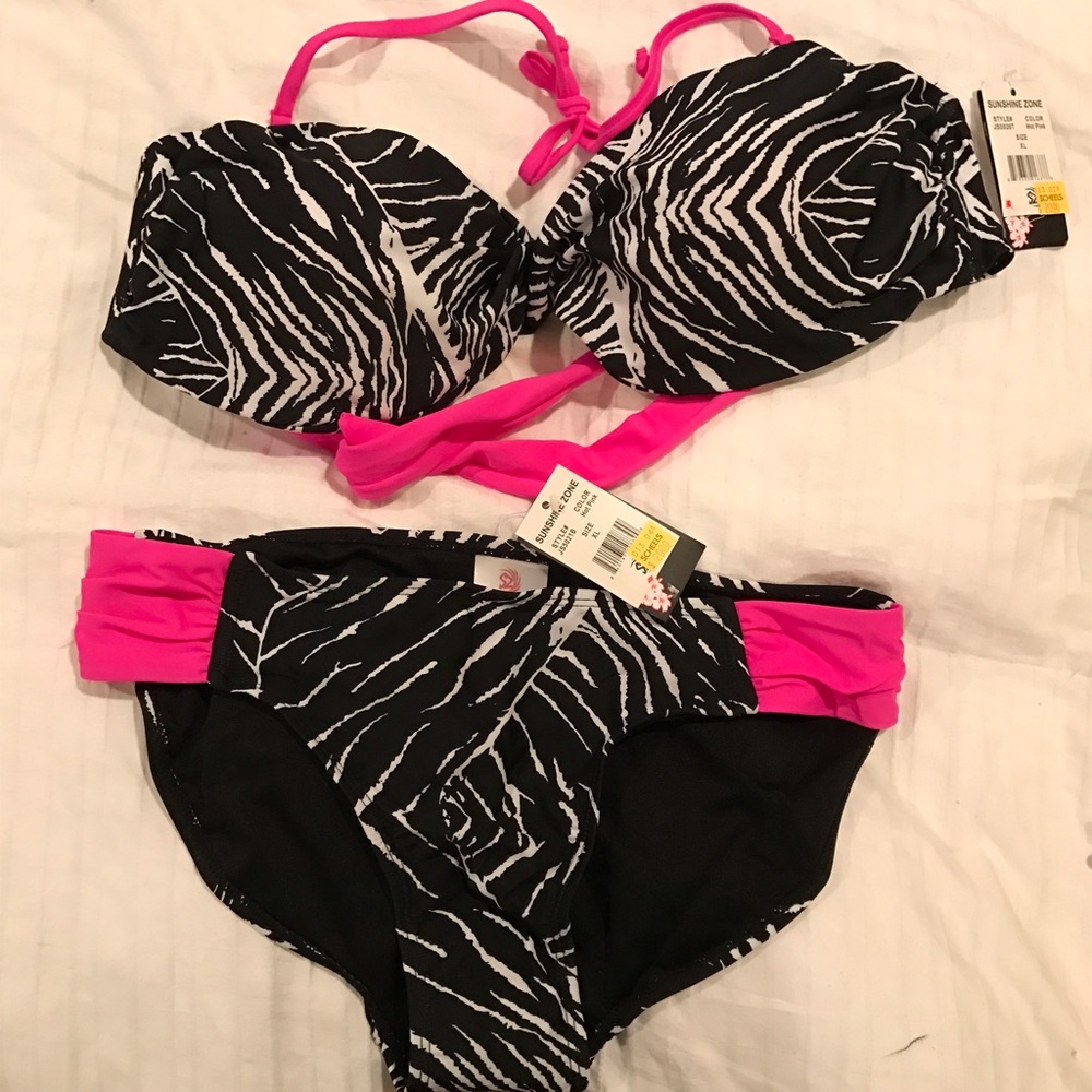 Two piece Bandeau Bikini Set